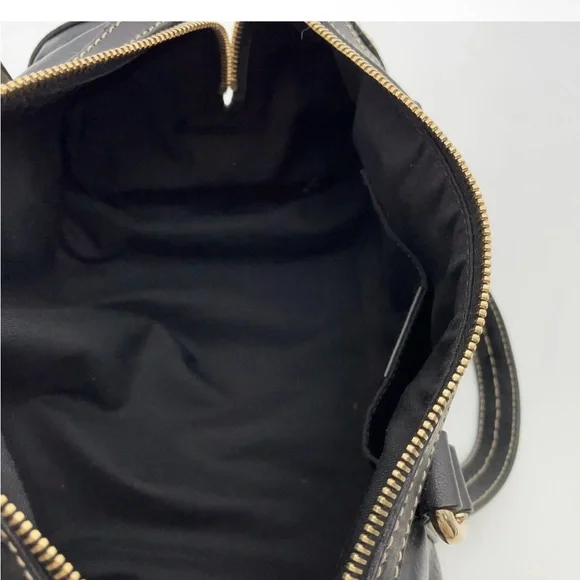 Gucci vintage Duchessa Black Leather mini Boston bag - Picture 9 of 16